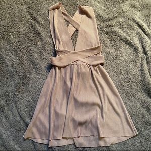 NWOT Tobi Cross Back Skater Dress